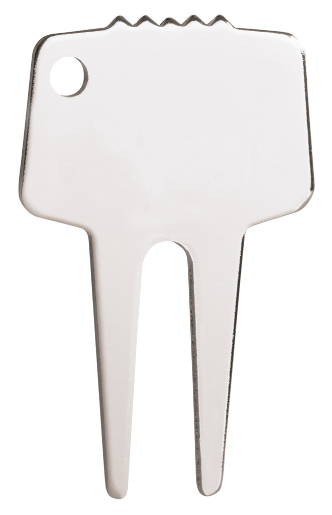Silver-Tone Divot Repair Tool 11